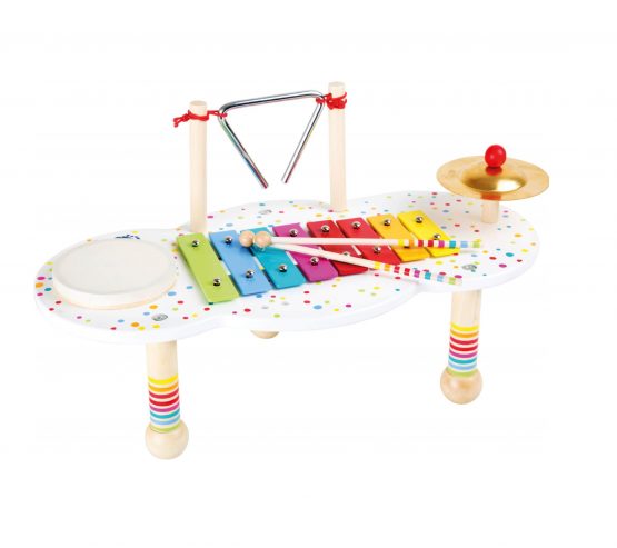 Zestaw instrumentów dla dzieci – muzyczny stolik (Small Foot / Legler)