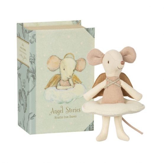 Myszka Aniołek w książce (Maileg)