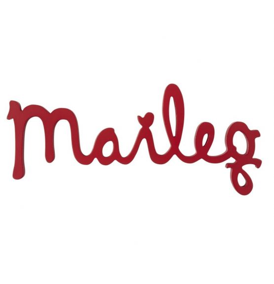 Drewniane logo-czerwone (Maileg)