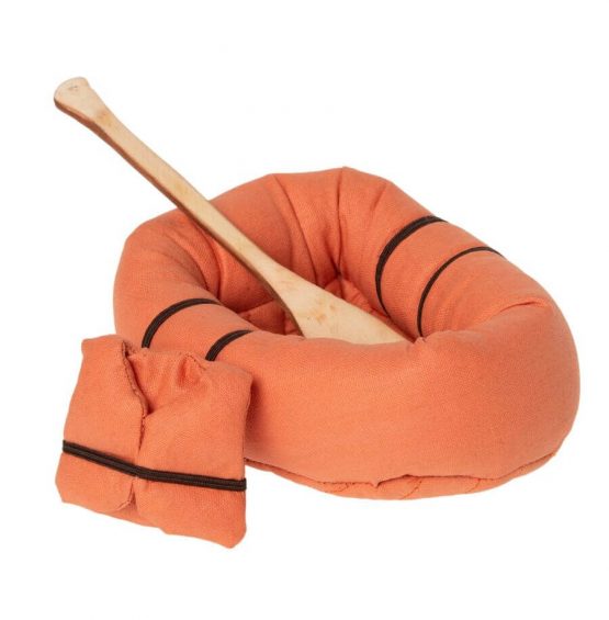Ponton dla myszki, pomarańczowy, rubber boat (Maileg)