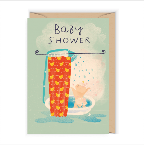 Kartka z okazji narodzin – Baby Shower (Cudowianki)