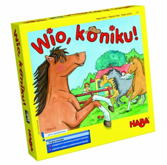 Gra planszowa dla dzieci – Wio, Koniku!, 3+(HABA)