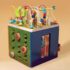 Kostka edukacyjna -Zany Zoo (B.Toys) duża kostka sensoryczna zoo z wieloma możliwościami zabawy