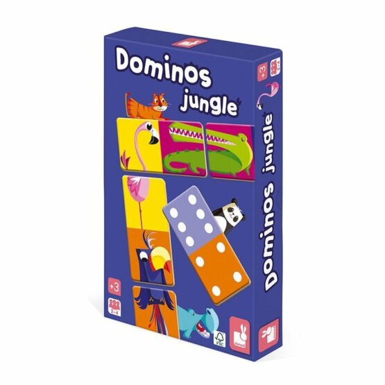 Gra dla dzieci – Domino Dżungla XL (Janod)