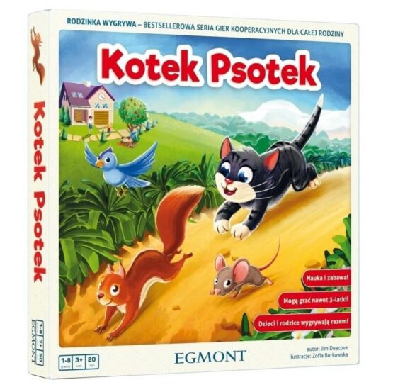 Gra dla dzieci – Kotek Psotek (Egmont)