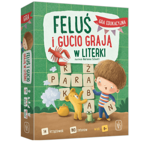 Gra Feluś i Gucio grają w literki (Nasza księgarnia)