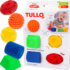 Piłki sensoryczne _ różne kształty i wyraziste kolory 5 sztuk. Rozwój integracji sensorycznej 0+