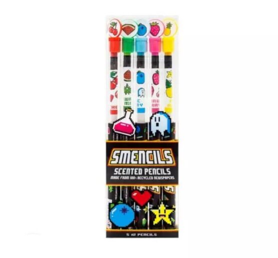 Pachnące Eko-Ołówki – Smencils Gamer  – Zestaw 5 ołówków (Scentco)