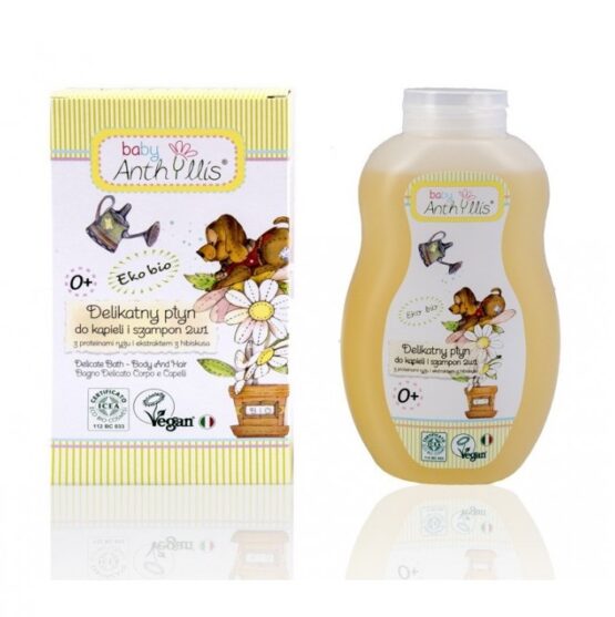 Płyn do kąpieli i szampon 2w1 dla dzieci (Baby Anthyllis)