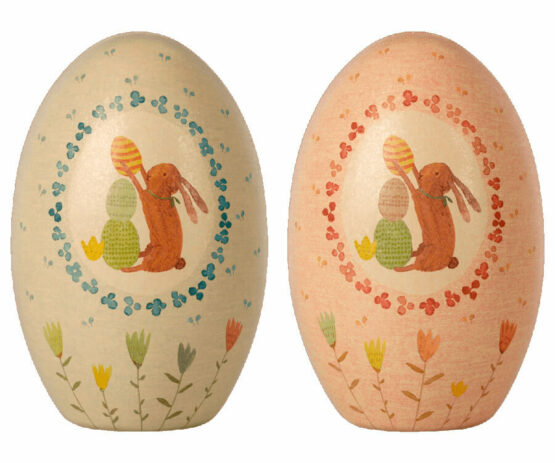 Jajko wielkanocne metalowe otwierane niebieskie, Easter egg (Maileg)