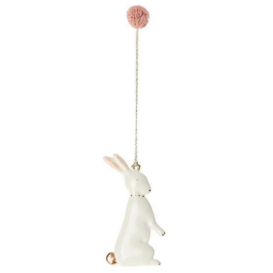 Dekoracja wielkanocna – Metal ornament, Bunny two (Maileg)