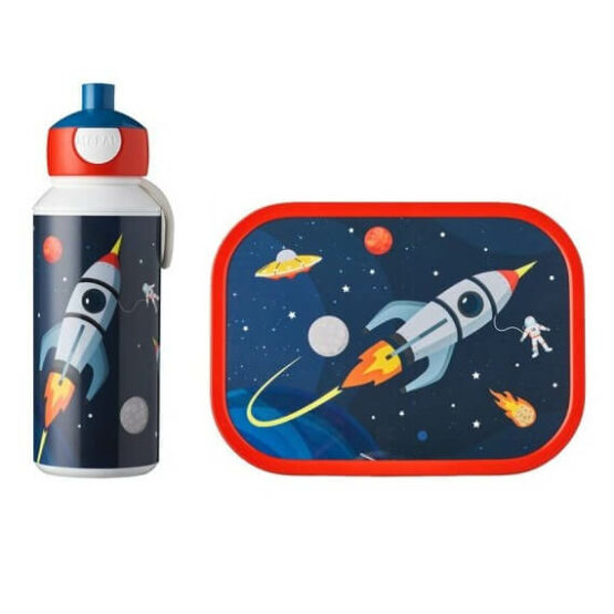 Zestaw dziecięcy bidon i lunchbox – Kosmos (Mepal)