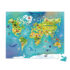 Puzzle w walizce – Mapa świata 100 elementów 6+