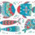 Zestaw artystyczny - Brokatowe rybki (Auzou)