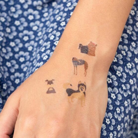 Tatuaże zmywalne dla dzieci - Pieski (Rex London)