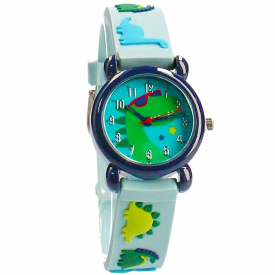 Zegarek dla dzieci – HappyTimes Dino blue navy (Pret)