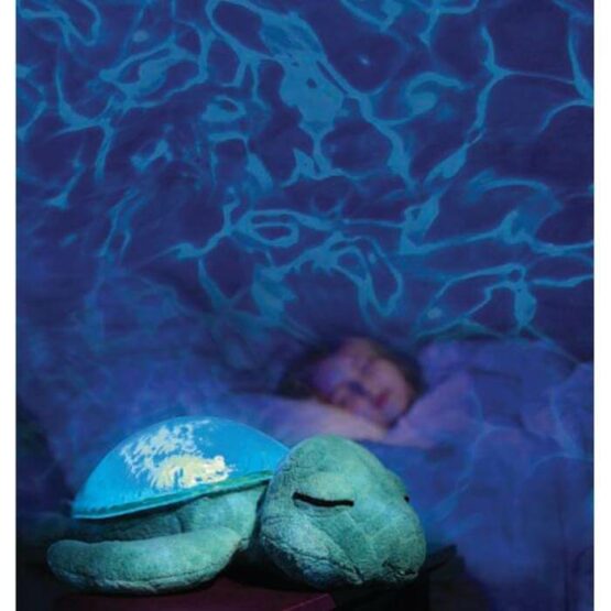 Lampka nocna z projekcją świetlną – Żółw podwodny niebieski (Cloud b)
