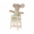Drewniane krzesło dla myszek, Off White (Maileg)