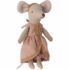 Myszka księżniczka na ziarnku grochu (różowa) - Princess and the pea (Maileg)