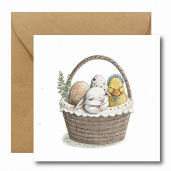 Kartka na Wielkanoc – Easter Bunny (Hi Little)