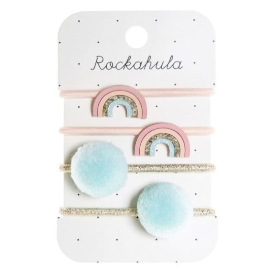 4 gumki do włosów – Sorbet Rainbow (Rockahula Kids)