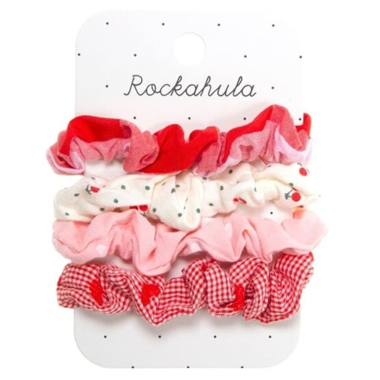 4 gumki do włosów – Sweet Cherry Scrunchie (Rockahula Kids)