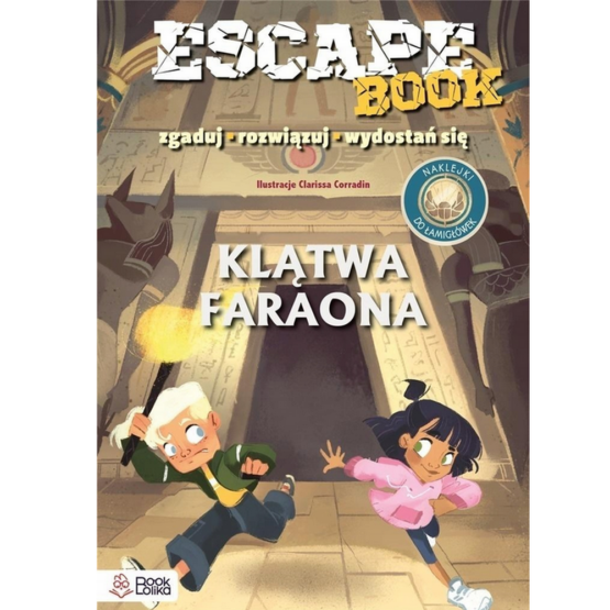 Escape Books – Klątwa faraona. Zgaduj, rozwiązuj, wydostań się. (Bookolika)