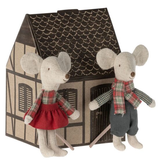 Myszki bliźnięta zimowe – Winter mice, Twins (Maileg)