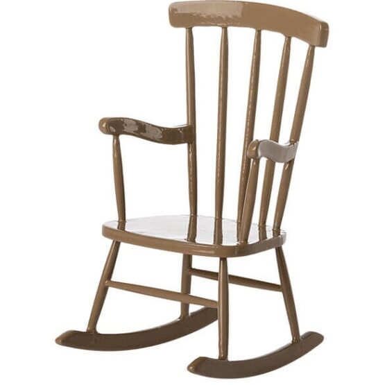 Bujane krzesło jasnobrązowe – Rocking chair (Maileg)