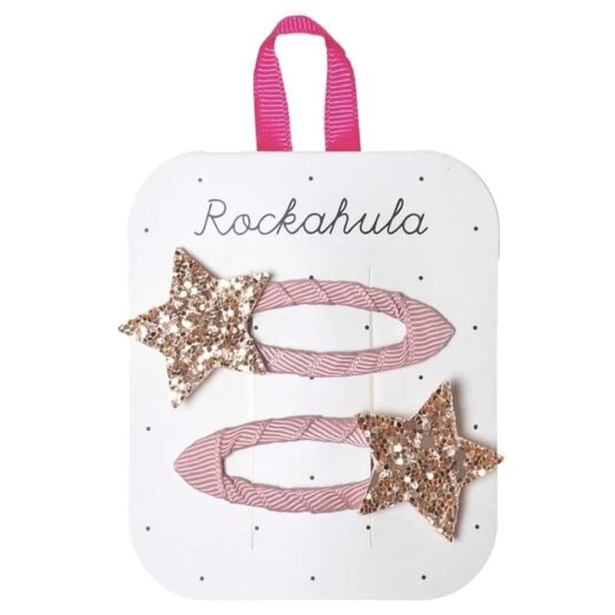 2 spinki do włosów – Starlight Pink (Rockahula Kids)