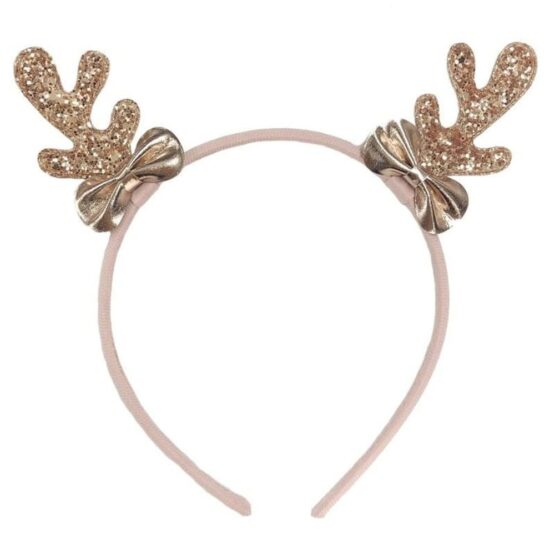 Opaska do włosów – Rose Gold Reindeer Ears (Rockahula Kids)