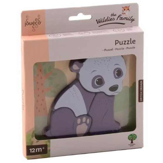 Drewniane puzzle Panda (Joueco)