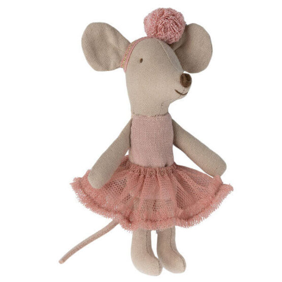 Myszka młodsza siostra – Ballerina Mouse Rose (Maileg)