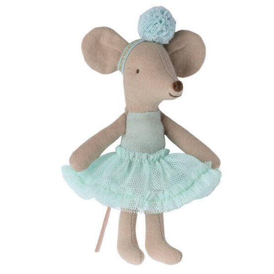 Myszka młodsza siostra – Ballerina Mouse Light mint (Maileg)
