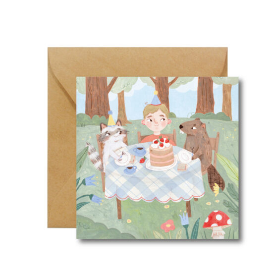 Kartka urodzinowa – Forest Birthday Boy (Hi Little)