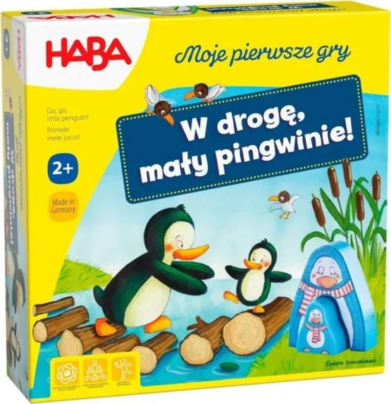 Moja pierwsza gra – W drogę mały pingwinie 2+ (HABA)