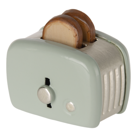 Miętowy toster z chlebem dla myszek – Toaster, Mint (Maileg)